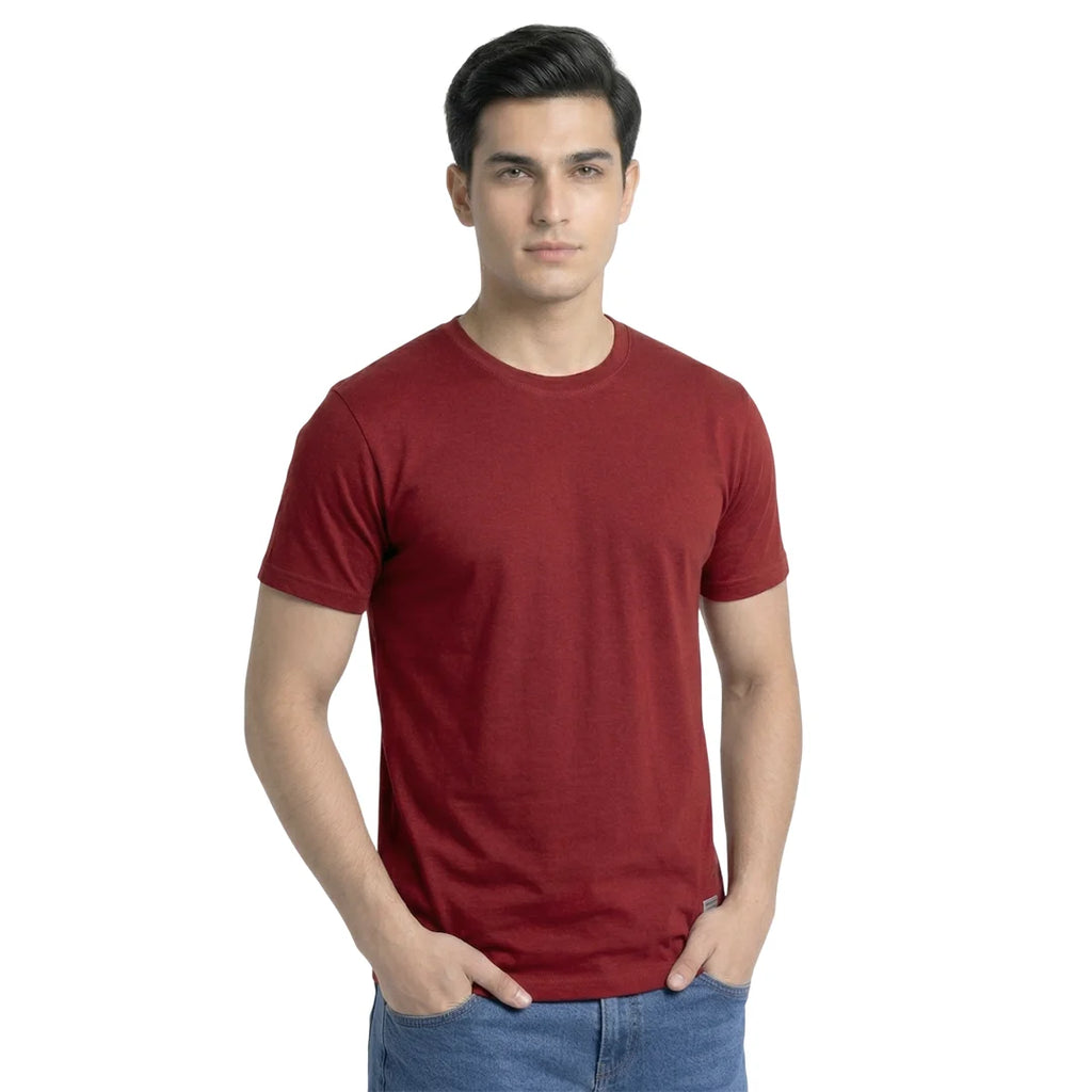 Premium Men’s Round Neck Pure Cotton T-Shirt Combo – 180 GSM Biowashed Regular Fit Half Sleeve Tees (Pack of 3)