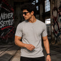EXCELLO Men’s Plain Cotton T-Shirt (Regular Fit, Round Neck)