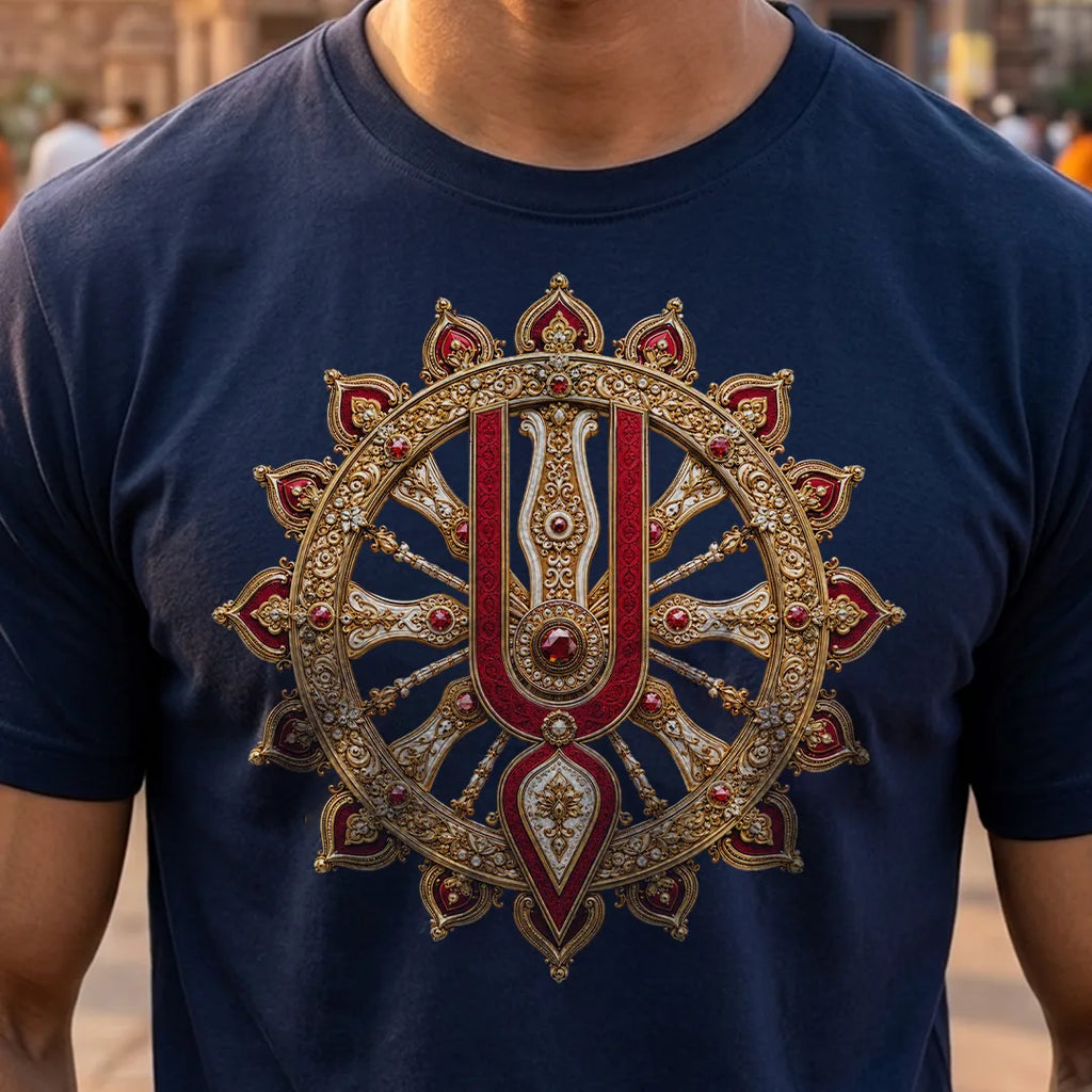 Premium Men's Pure Cotton Jagannath Puri Rath Yatra Graphic T-Shirt