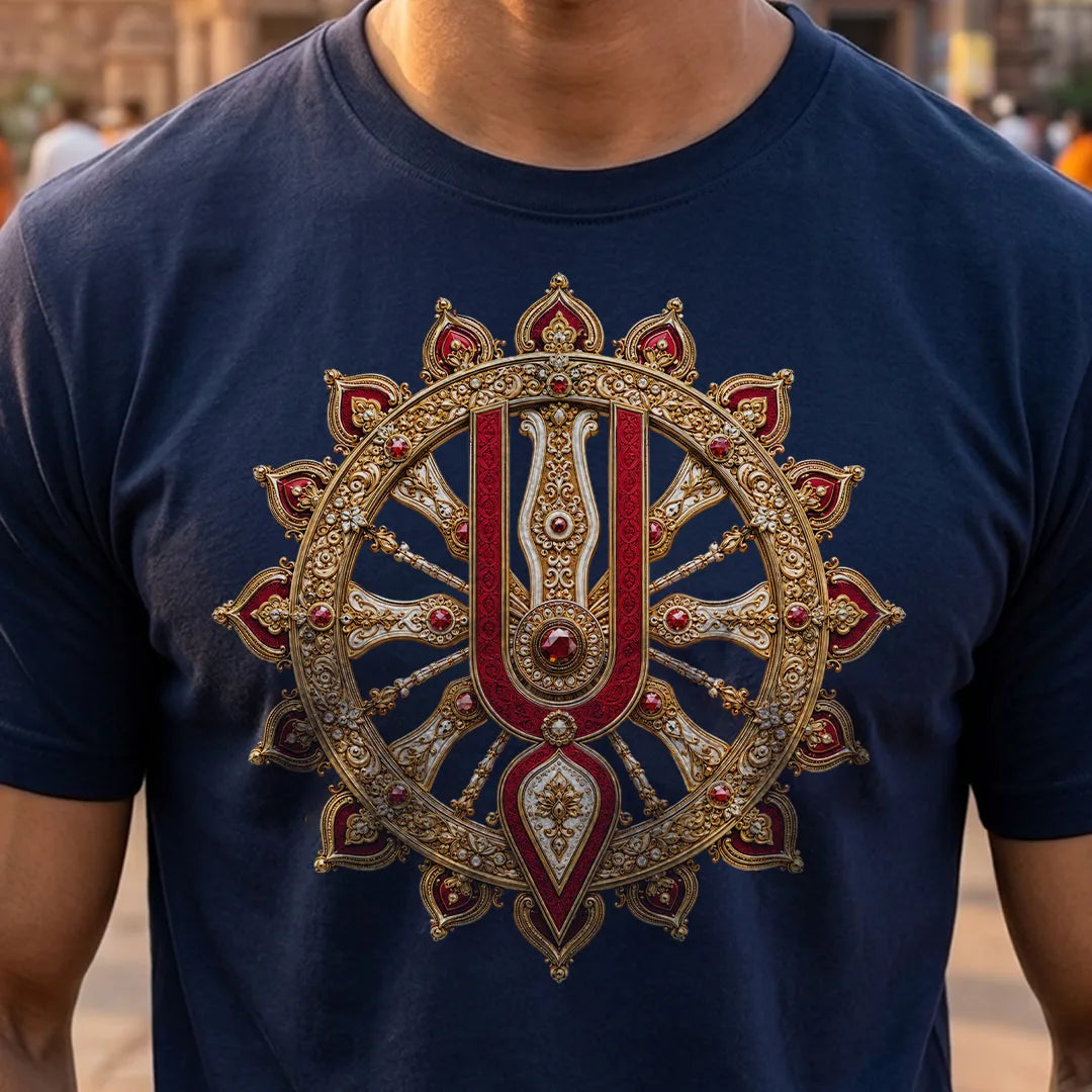 Premium Men's Pure Cotton Jagannath Puri Rath Yatra Graphic T-Shirt