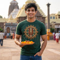 Premium Men's Pure Cotton Jagannath Puri Rath Yatra Graphic T-Shirt