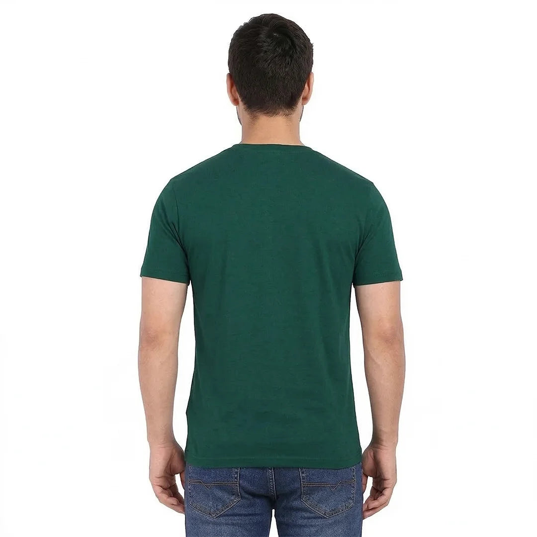Men's 100% Pure Cotton T-Shirt – Regular Fit | Soft, Breathable & Stylish