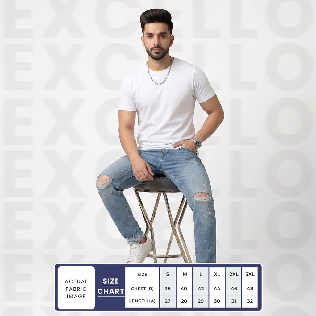 Premium Men’s Eco-Blend T-Shirt | Classic Regular Fit & Sustainable 180 GSM Fabric