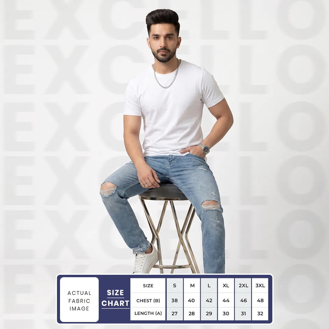 Premium Men’s Eco-Blend T-Shirt | Classic Regular Fit & Sustainable 180 GSM Fabric