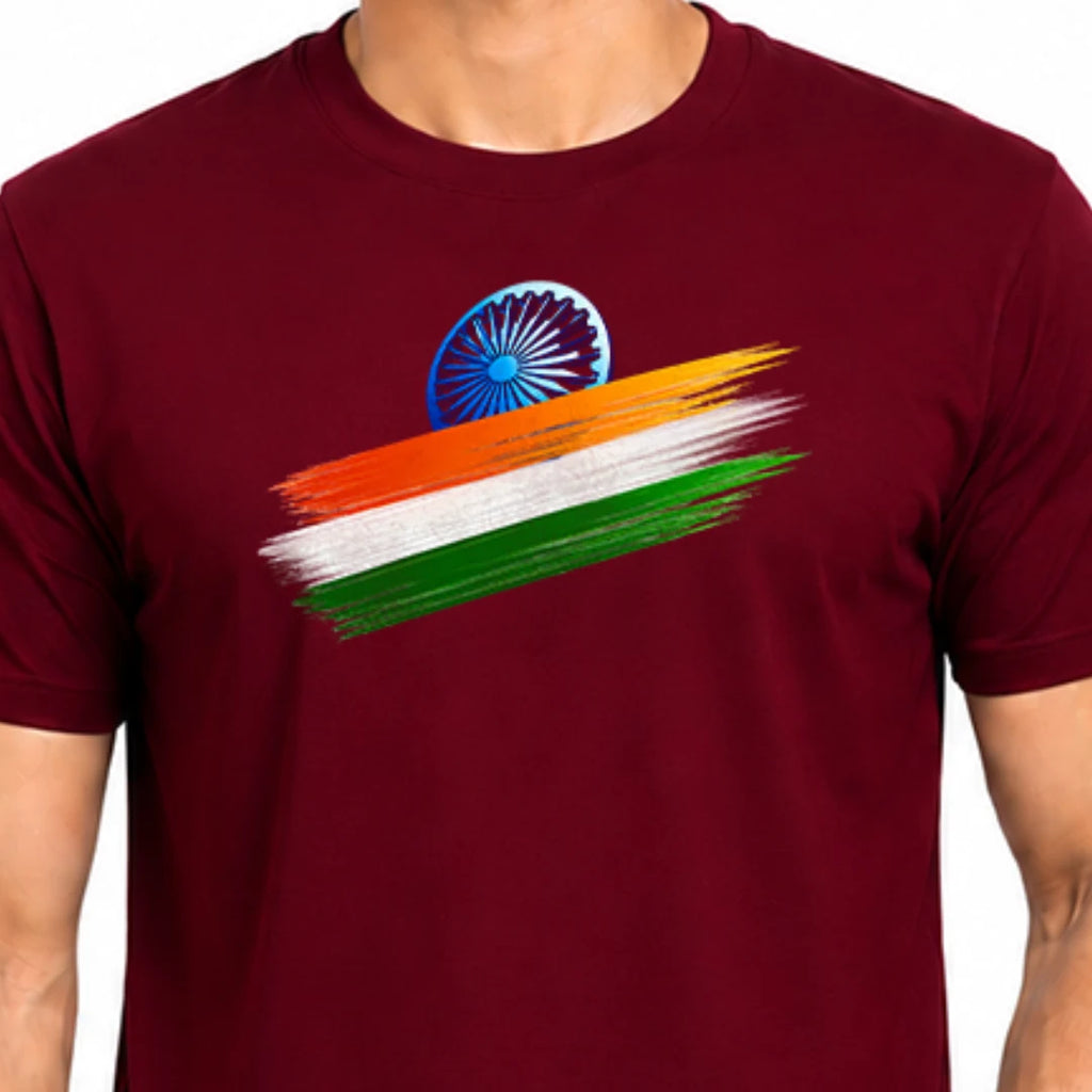 India Independence Edition Graphic T-Shirt | 180 GSM Pure Cotton, Regular Fit
