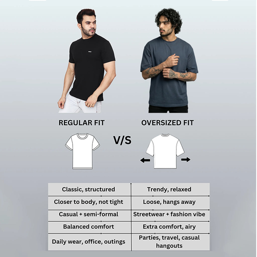 Premium Oversized Heavyweight T-Shirt - 240 GSM 100% Organic Cotton Bio-Washed Streetwear Tee