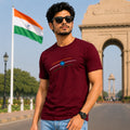 Premium Patriotic Theme Pure Cotton T-Shirt | 180 GSM, Bio-Washed Regular Fit Graphic Tee