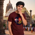 Lord Jagannath Devotional Festival Graphic T-Shirt – 180 GSM Heavyweight Half Sleeve Tee