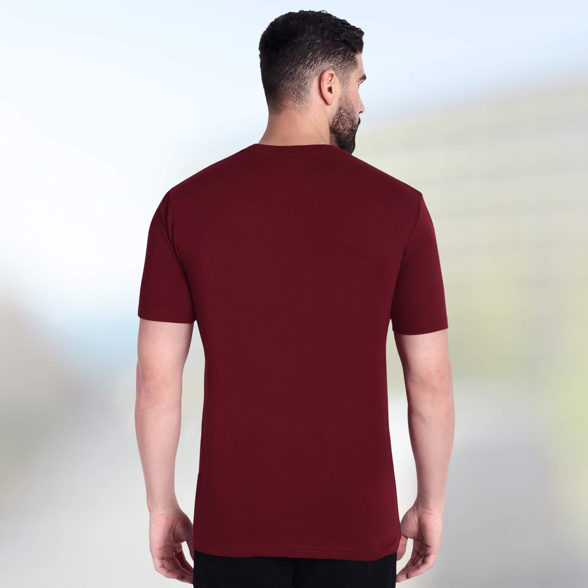 Excello  Pure Cotton Round Neck T-shirt, 180 GSM, Lightweight Premium Feel