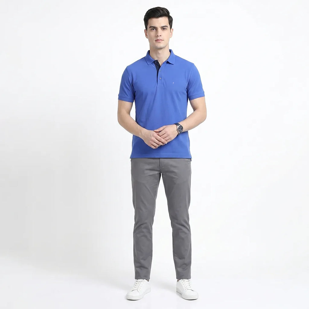 Men's Aeropiq Performance Polo – Wrinkle-Free Sustainable Nano Poly T-Shirt with Cotton-Like Feel
