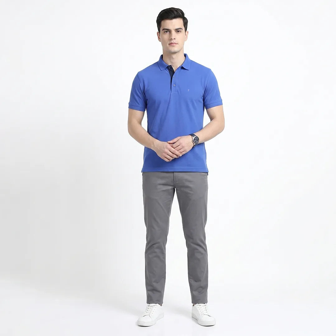 Men's Aeropiq Performance Polo – Wrinkle-Free Sustainable Nano Poly T-Shirt with Cotton-Like Feel
