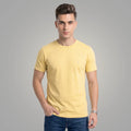 Men's Regular Fit Crew Neck T-Shirt, 100% Pure Cotton, 180 GSM, Breathable Everyday Wear