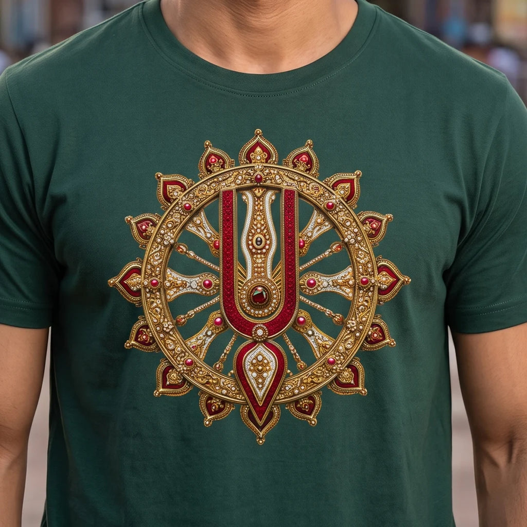 Premium Men's Pure Cotton Jagannath Puri Rath Yatra Graphic T-Shirt