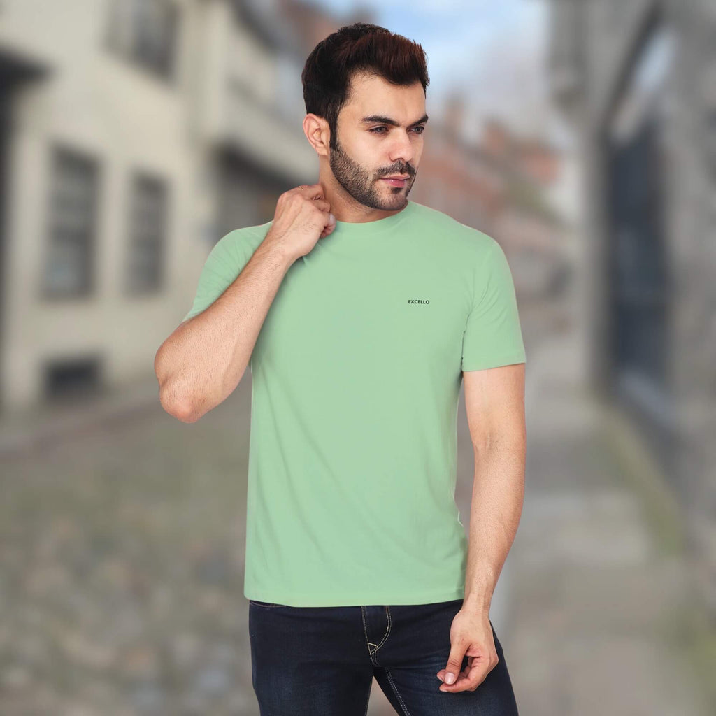 Men's 100% Pure Cotton T-Shirt – Regular Fit | Soft, Breathable & Stylish