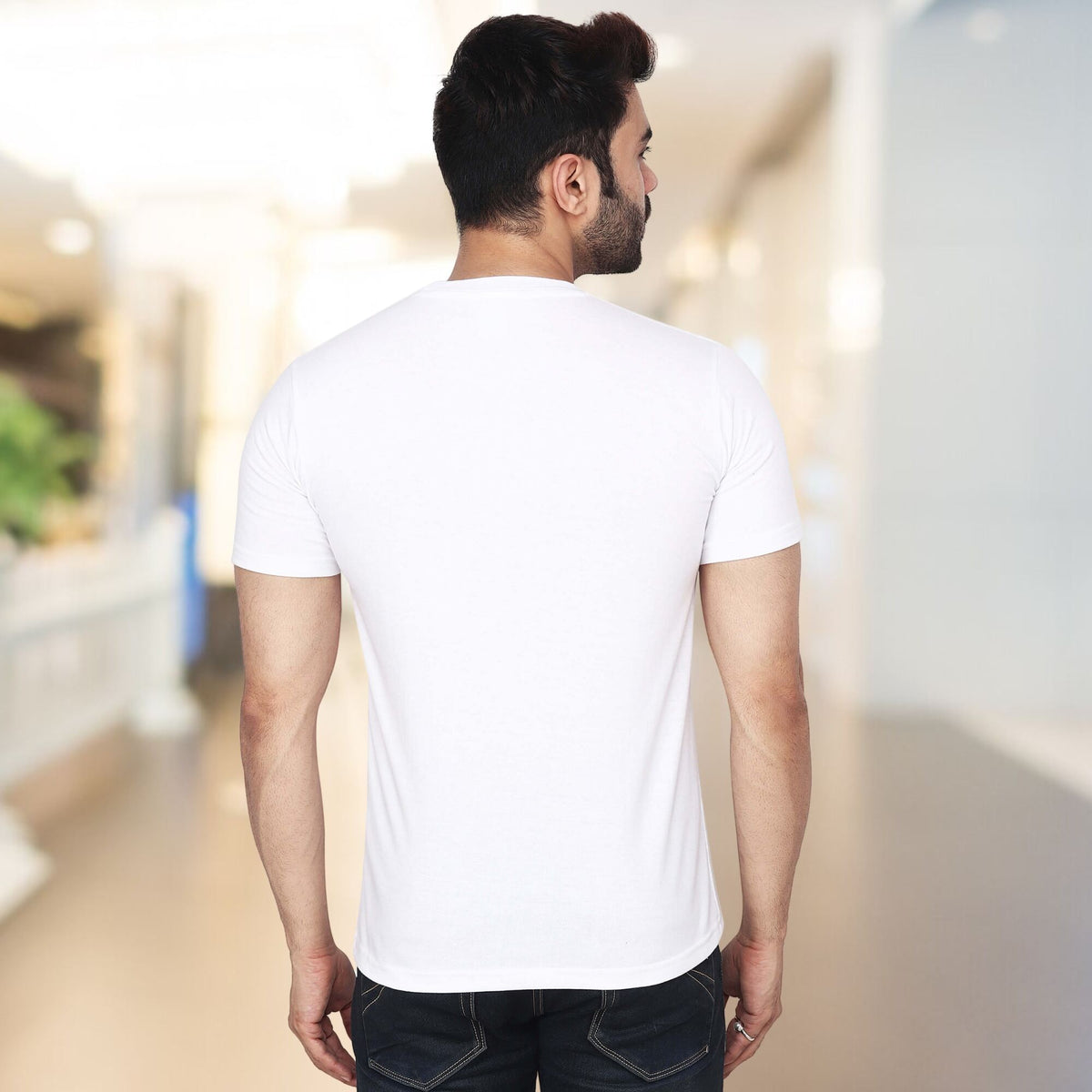 Men's 100% Pure Cotton T-Shirt – Regular Fit | Soft, Breathable & Stylish