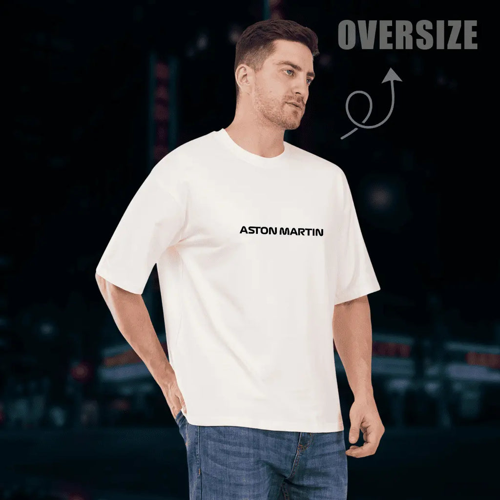 Aston Martin Typography Oversized T-Shirt