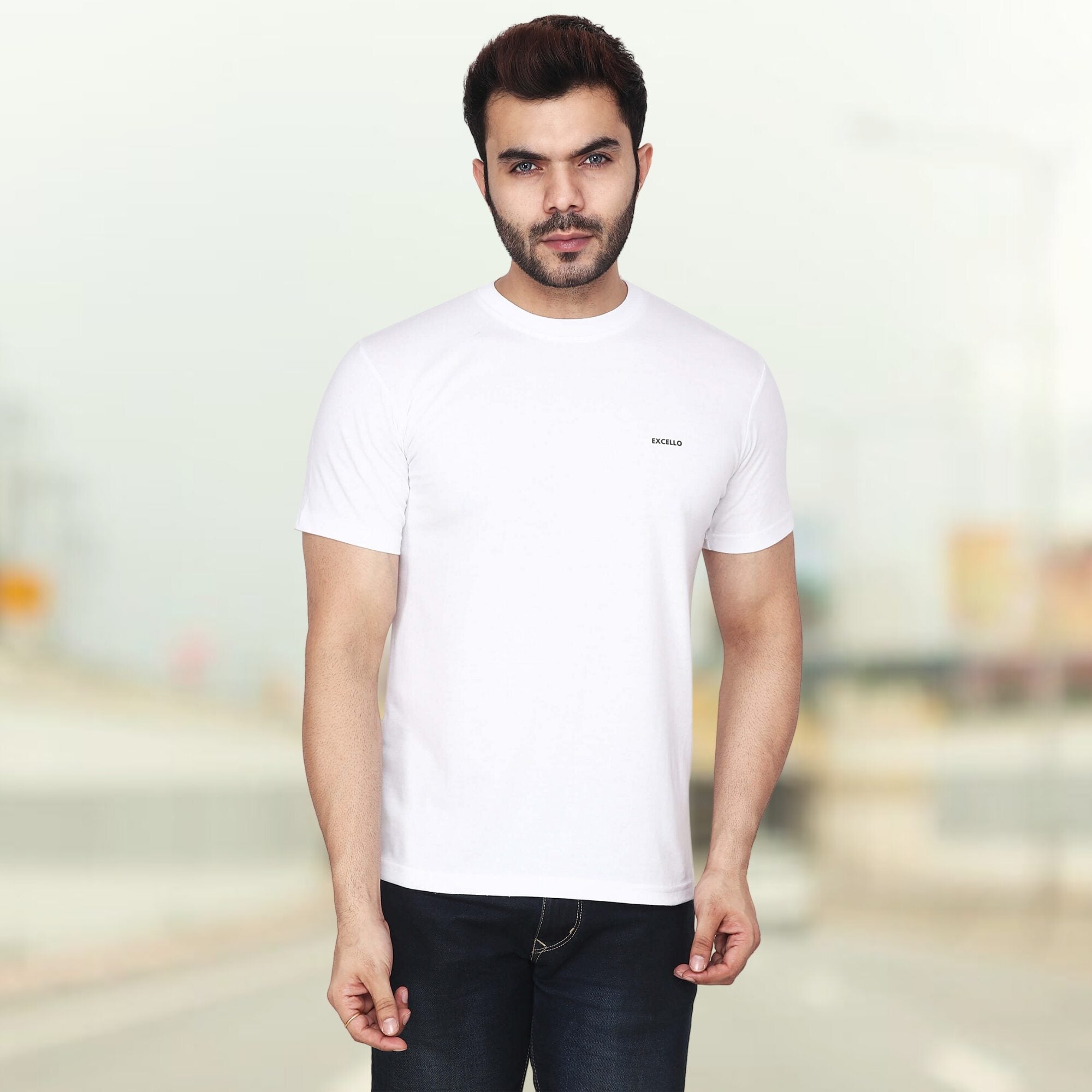 Men's 100% Pure Cotton T-Shirt – Regular Fit | Soft, Breathable & Stylish
