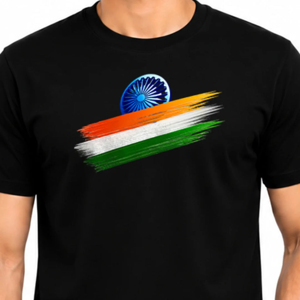 India Independence Edition Graphic T-Shirt | 180 GSM Pure Cotton, Regular Fit
