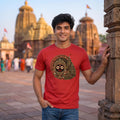 Men's Jagannath Puri Printed Round Neck Regular Fit T-Shirt (180 GSM)