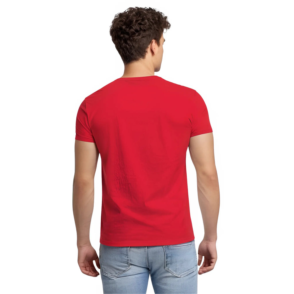 Men's Premium Cotton Round Neck T-Shirt | Regular Fit Half Sleeve Casual T-Shirt | Everyday Essential