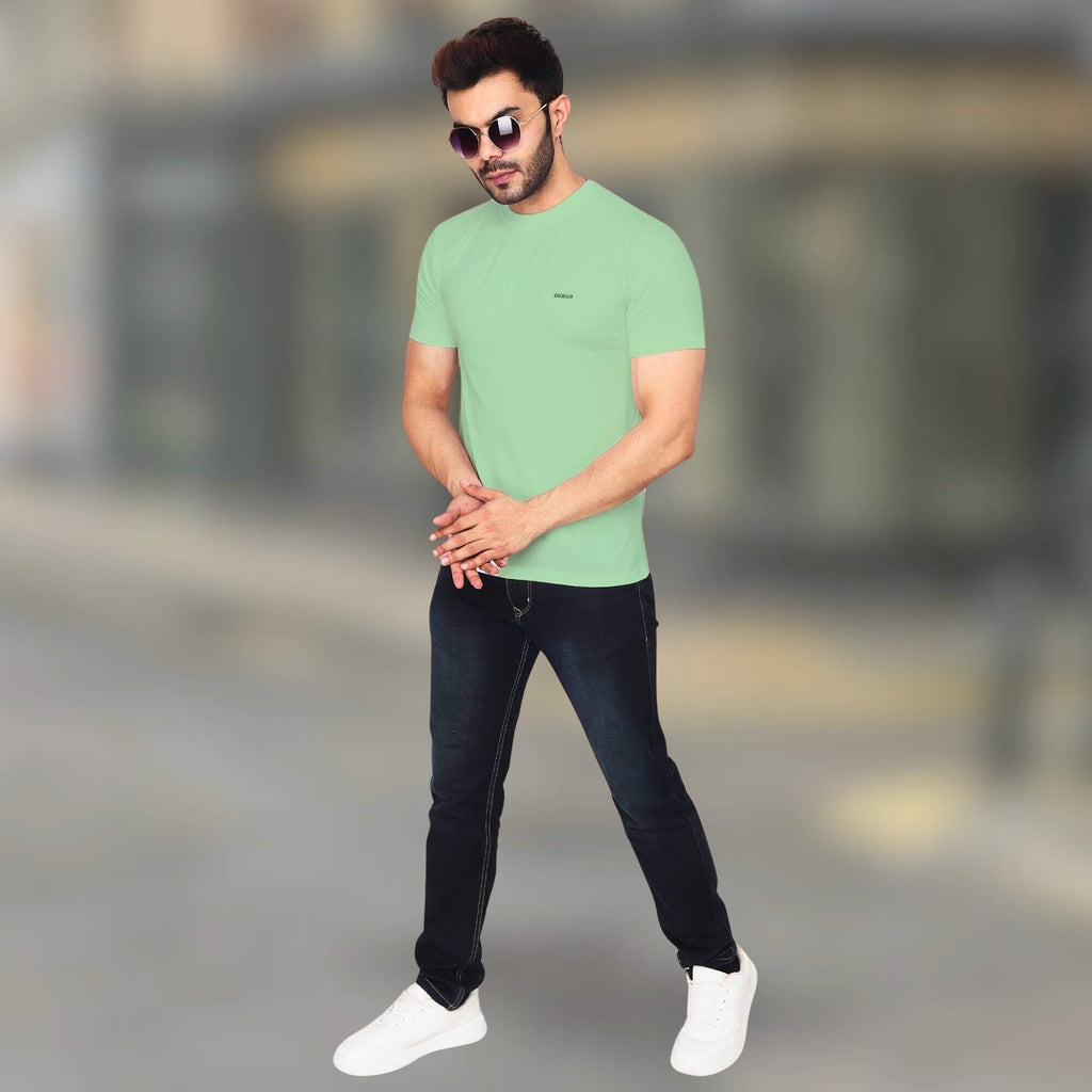 Men's 100% Pure Cotton T-Shirt – Regular Fit | Soft, Breathable & Stylish