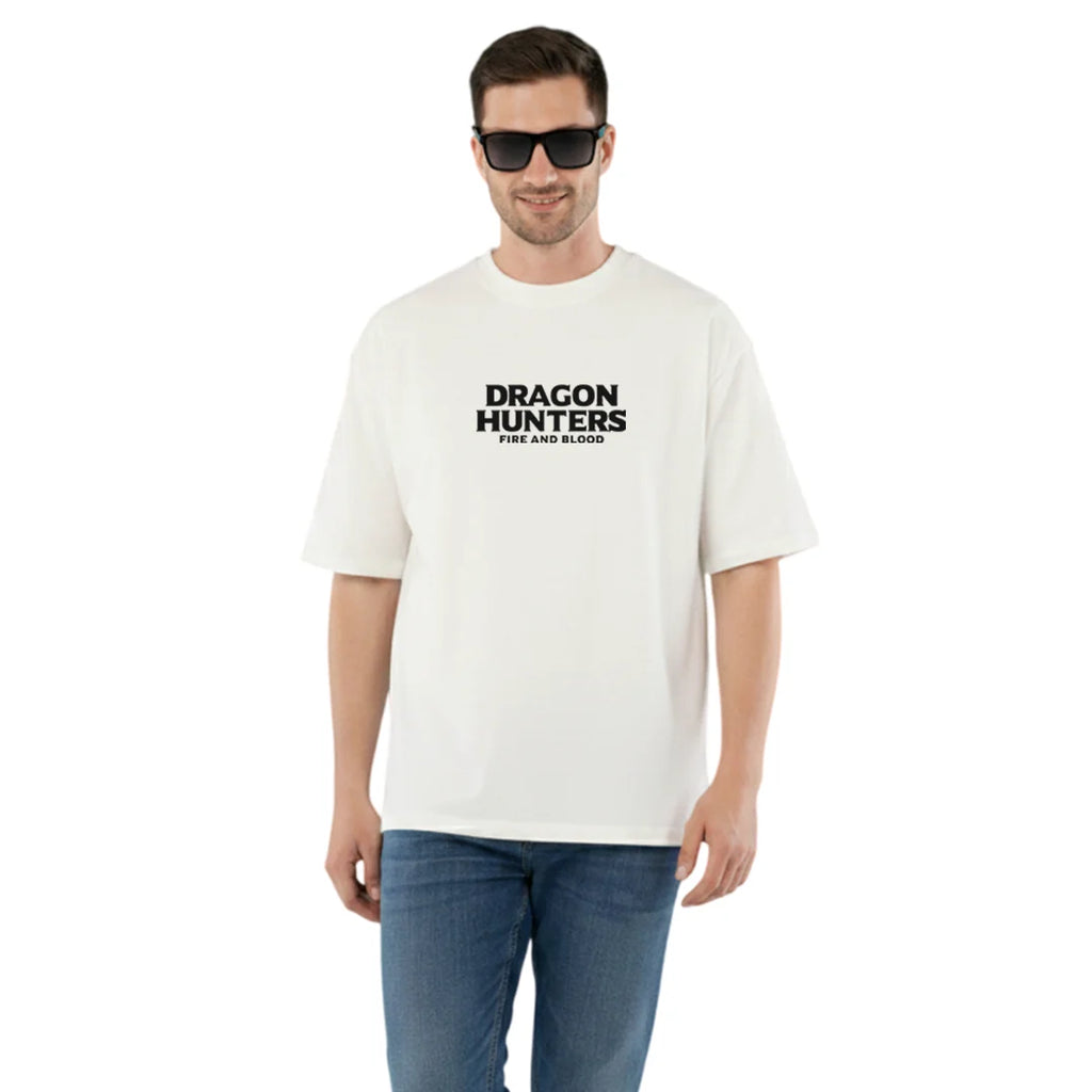 Dragon Hunters Fire and Blood Oversized T-Shirt