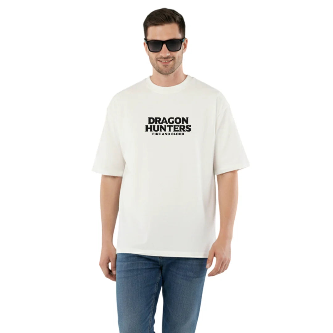 Dragon Hunters Fire and Blood Oversized T-Shirt
