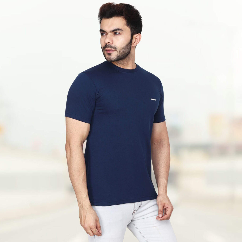 Men's 100% Pure Cotton T-Shirt – Regular Fit | Soft, Breathable & Stylish