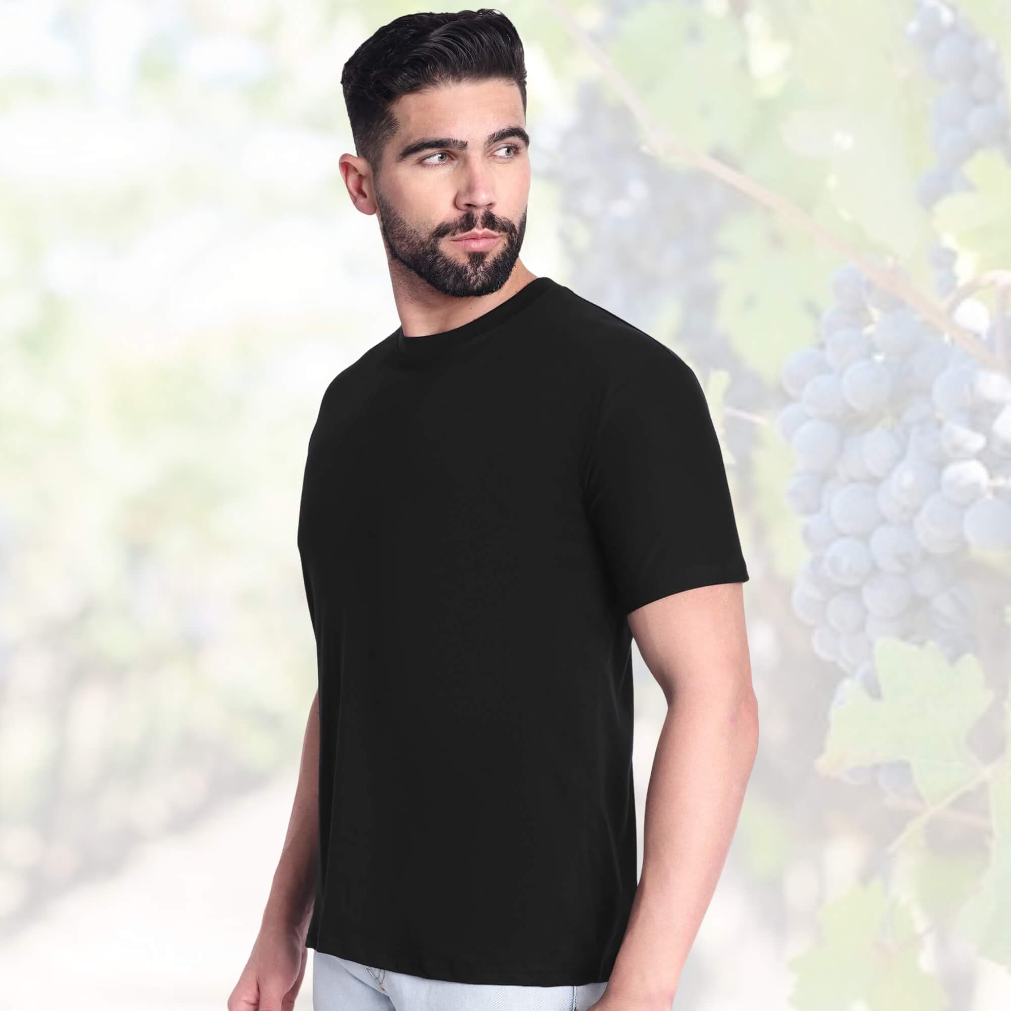 Excello  Pure Cotton Round Neck T-shirt, 180 GSM, Lightweight Premium Feel