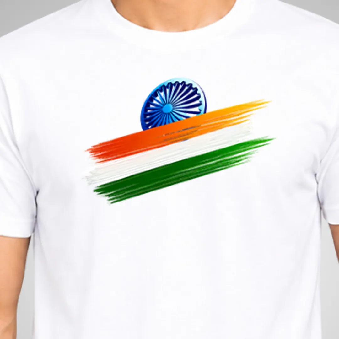 India Independence Edition Graphic T-Shirt | 180 GSM Pure Cotton, Regular Fit
