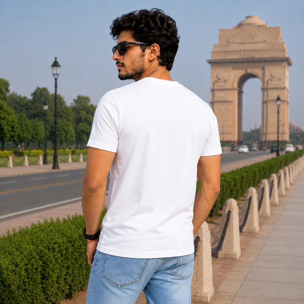 India Independence Edition Graphic T-Shirt | 180 GSM Pure Cotton, Regular Fit