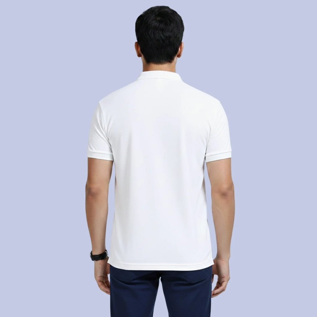 Aeropiq Men’s Premium Polo T-Shirt | 100% Nano Poly with Soft Cotton Feel | 210 GSM Breathable Regular Fit