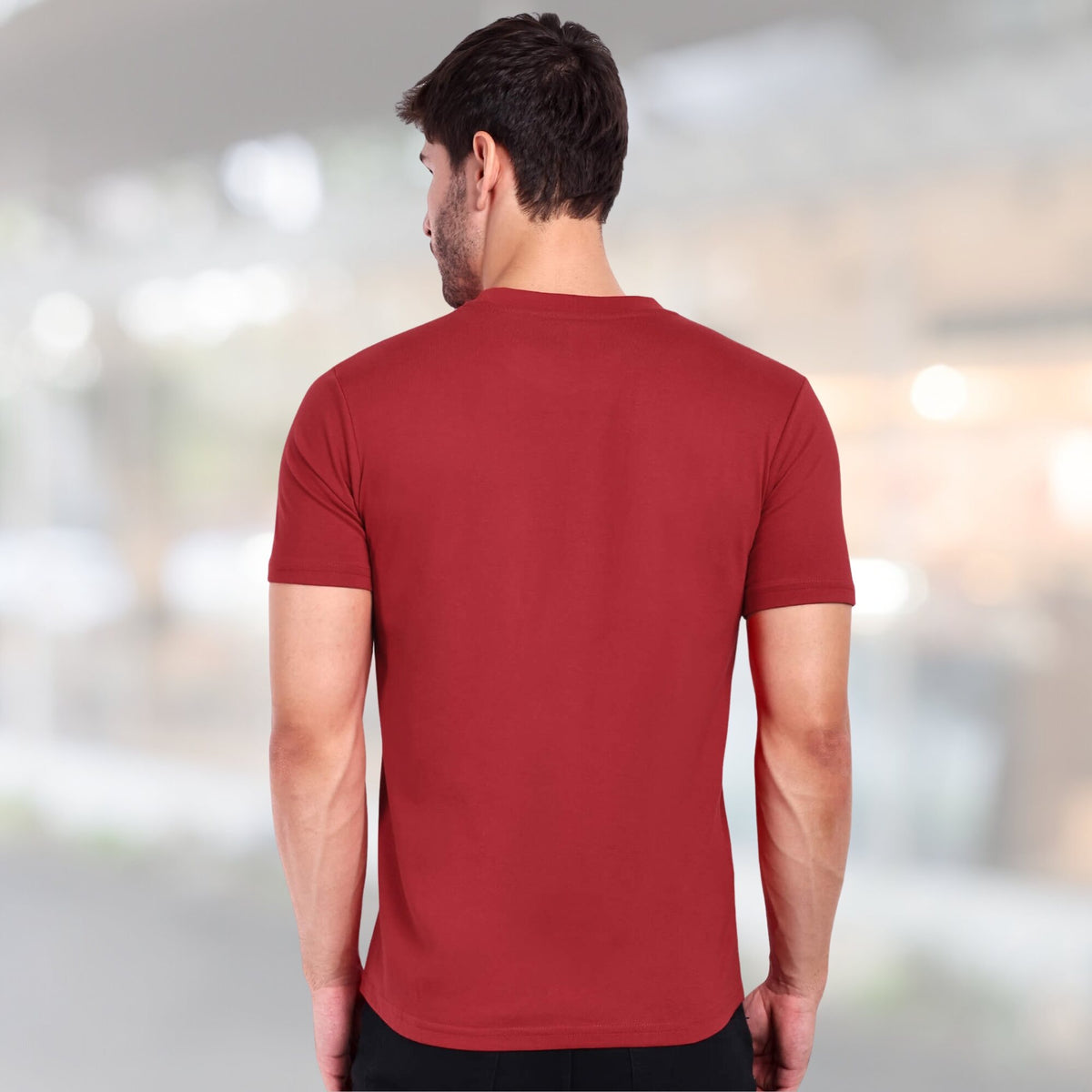 Men's 100% Pure Cotton T-Shirt – Regular Fit | Soft, Breathable & Stylish