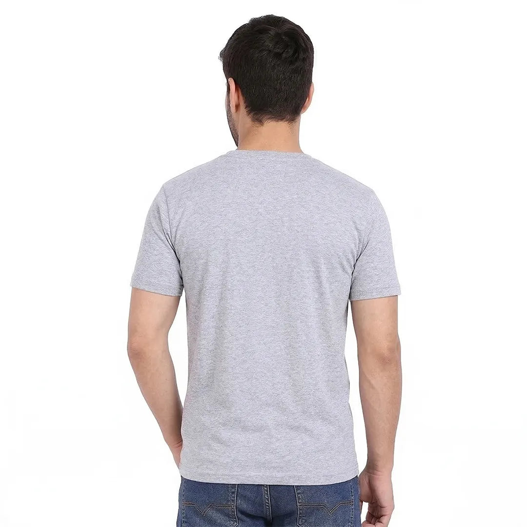 Men's 100% Pure Cotton T-Shirt – Regular Fit | Soft, Breathable & Stylish