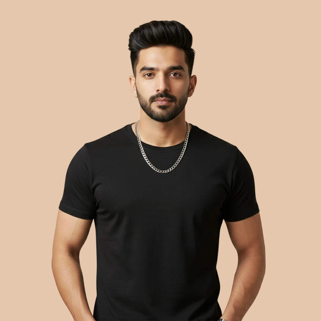 Premium Men’s Eco-Blend T-Shirt | Classic Regular Fit & Sustainable 180 GSM Fabric