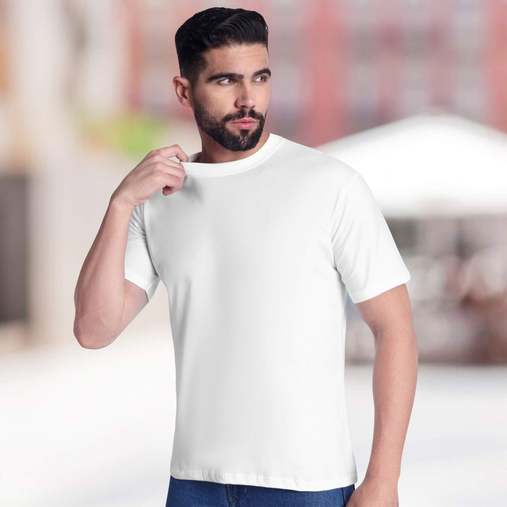Excello  Pure Cotton Round Neck T-shirt, 180 GSM, Lightweight Premium Feel