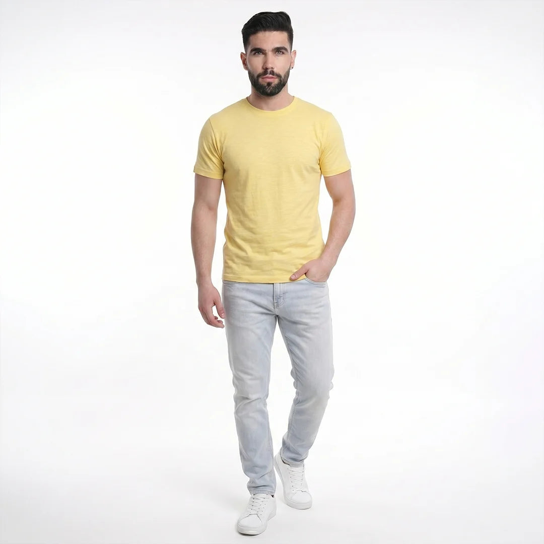 Excello  Pure Cotton Round Neck T-shirt, 180 GSM, Lightweight Premium Feel