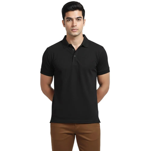 Aeropiq Men’s Premium Polo T-Shirt | 100% Nano Poly with Soft Cotton Feel | 210 GSM Breathable Regular Fit
