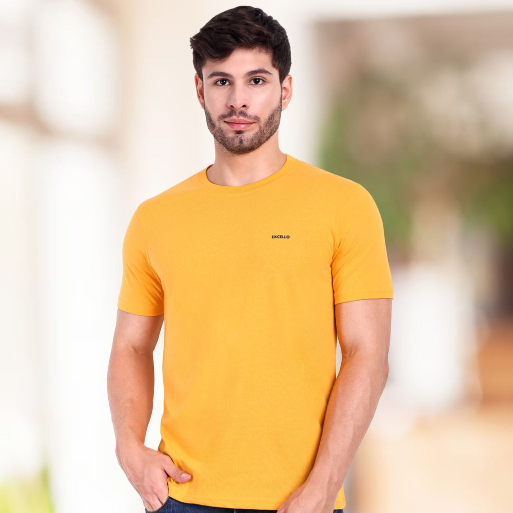 Men's 100% Pure Cotton T-Shirt – Regular Fit | Soft, Breathable & Stylish