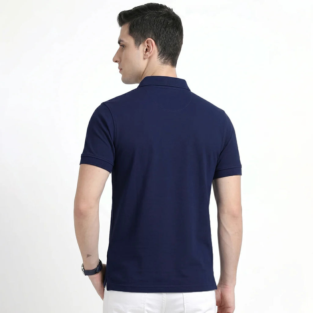 Men's Aeropiq Performance Polo – Wrinkle-Free Sustainable Nano Poly T-Shirt with Cotton-Like Feel