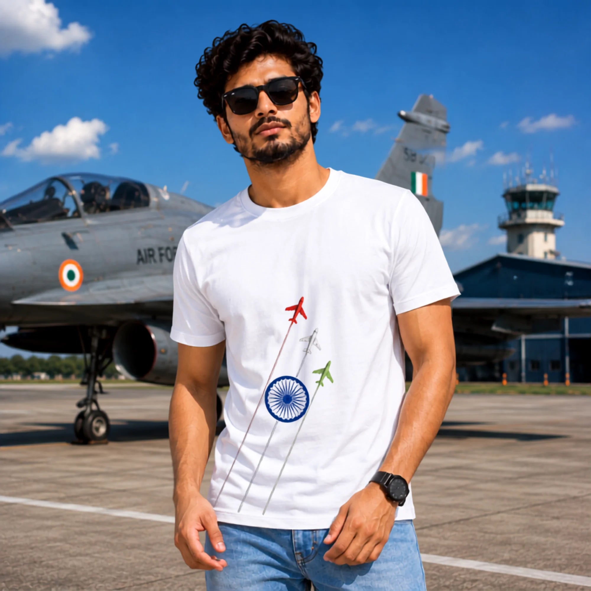 Premium India Independence Edition Graphic T-Shirt | 180 GSM Pure Cotton, Regular Fit
