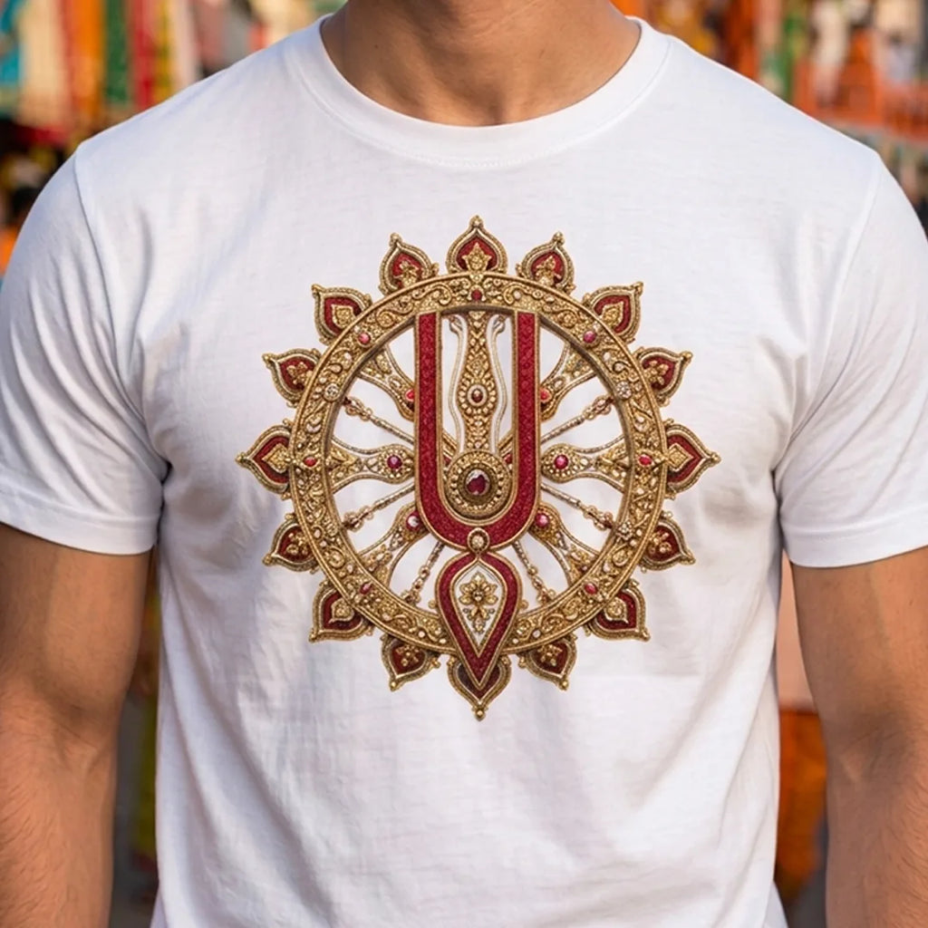 Premium Men's Pure Cotton Jagannath Puri Rath Yatra Graphic T-Shirt