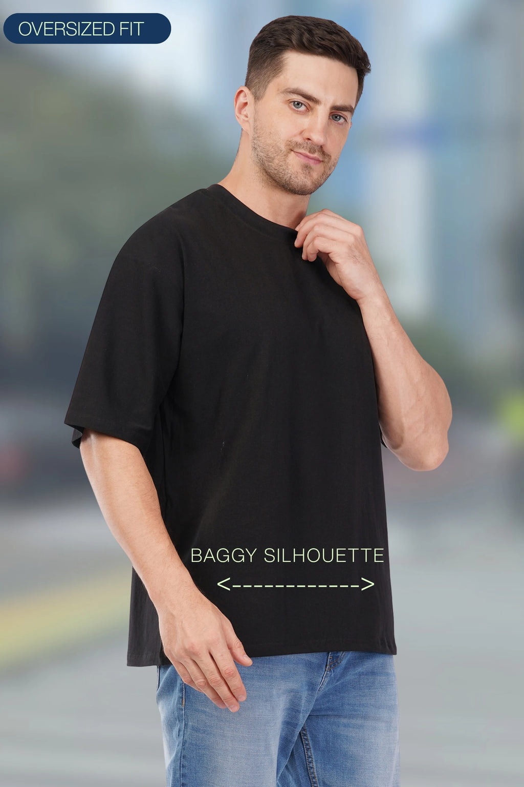 Excello Men’s Oversized Fit T-Shirt