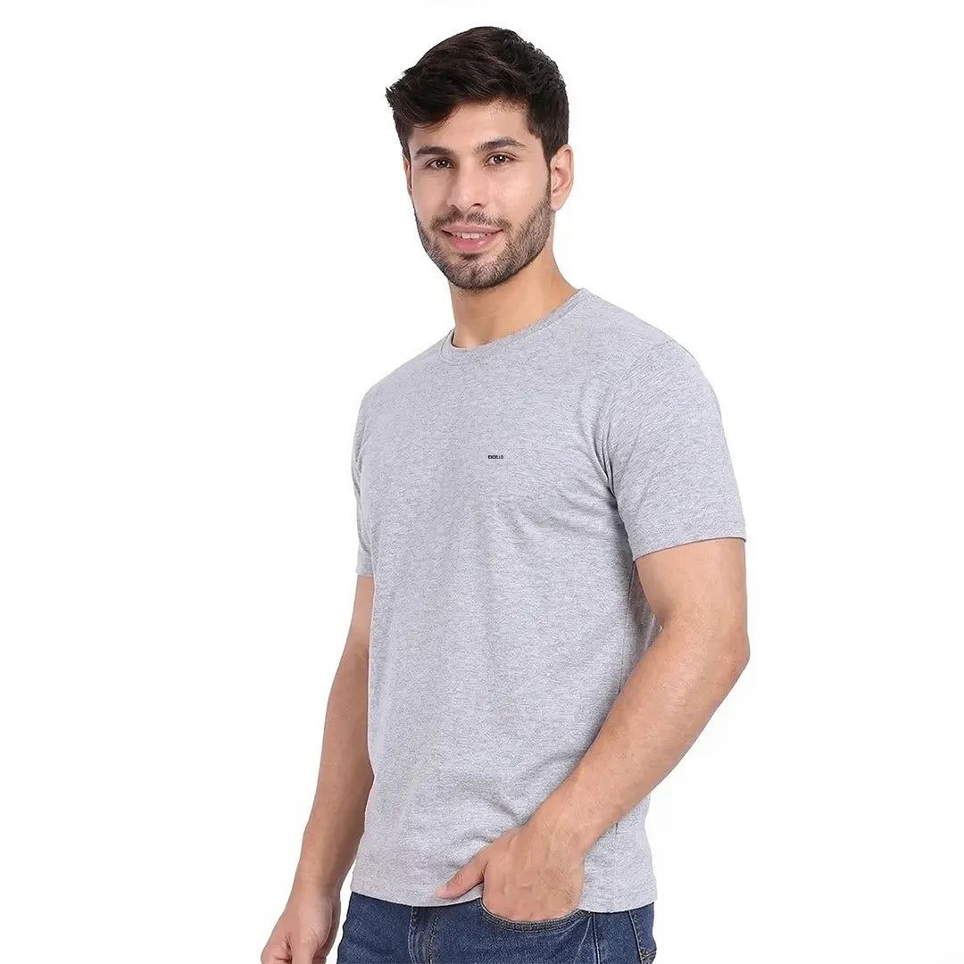 Men's 100% Pure Cotton T-Shirt – Regular Fit | Soft, Breathable & Stylish
