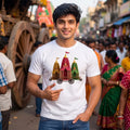 Premium Men's Pure Cotton Jagannath Puri Rath Yatra Chariot Graphic T-Shirt