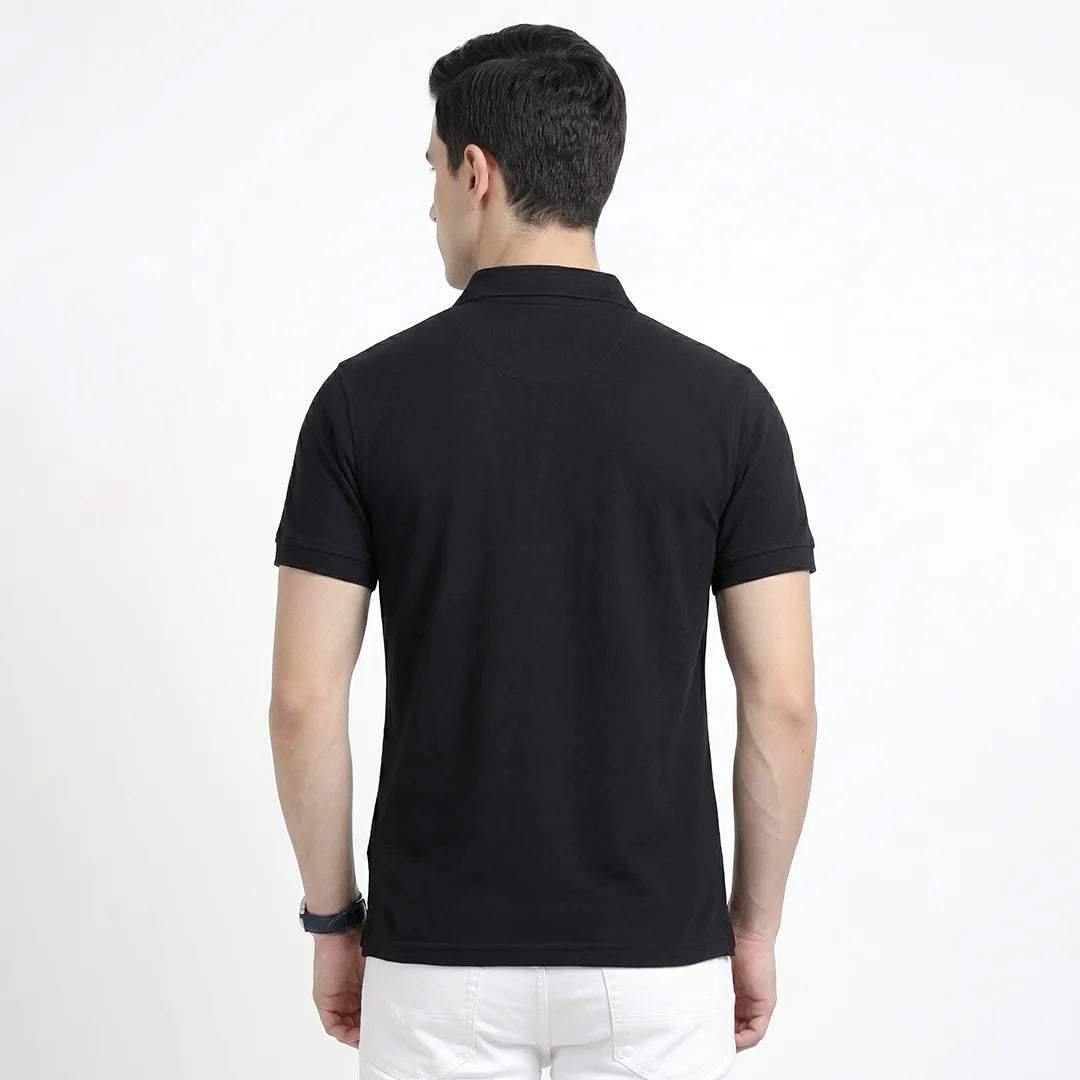 Men's Aeropiq Performance Polo – Wrinkle-Free Sustainable Nano Poly T-Shirt with Cotton-Like Feel