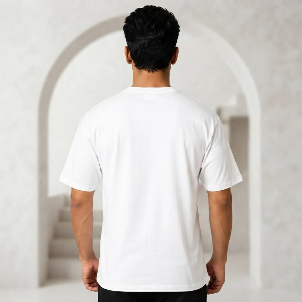 Men's Oversized Graphic T-Shirt - Kargil 1999 Indian Air Force Tribute, 240 GSM Pure Cotton, Bio-Washed