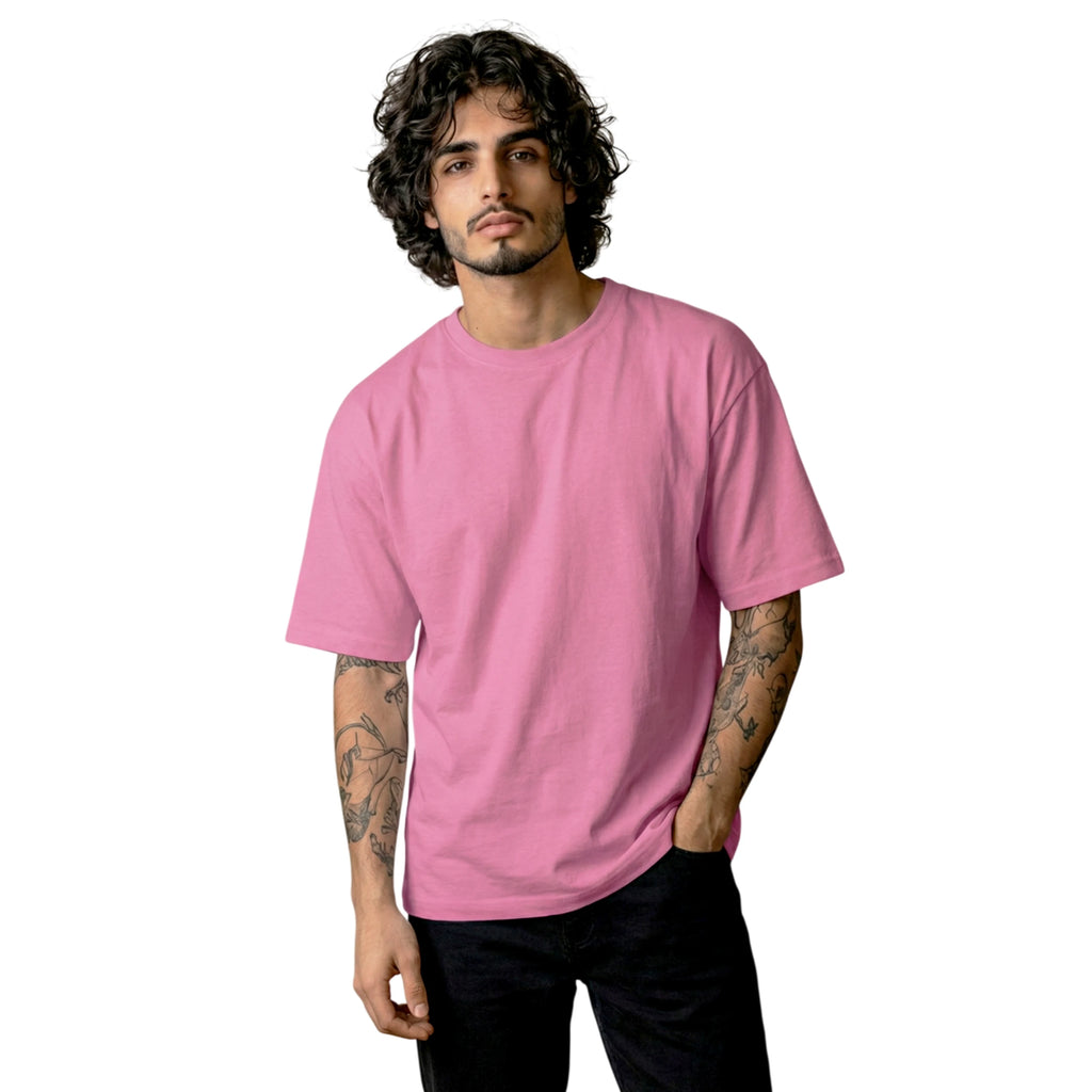 Premium Oversized Heavyweight T-Shirt - 240 GSM 100% Organic Cotton Bio-Washed Streetwear Tee