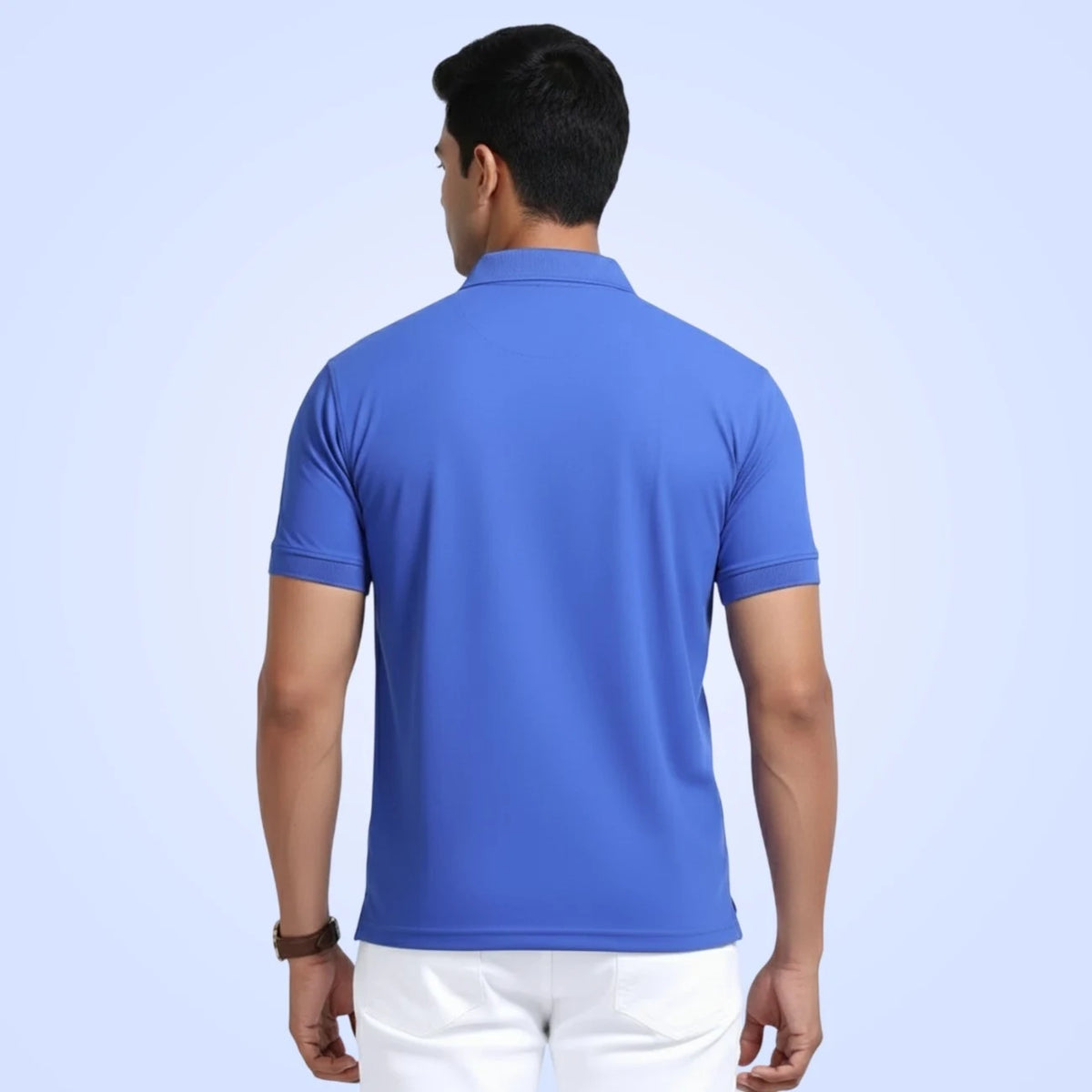 Aeropiq Men’s Premium Polo T-Shirt | 100% Nano Poly with Soft Cotton Feel | 210 GSM Breathable Regular Fit