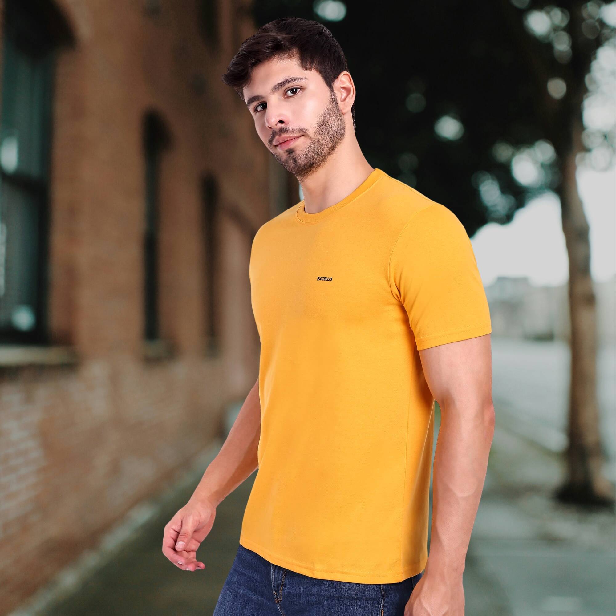 Men's 100% Pure Cotton T-Shirt – Regular Fit | Soft, Breathable & Stylish